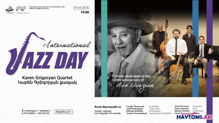 International Jazz Day Celebrations: Karen Grigoryan Quartet