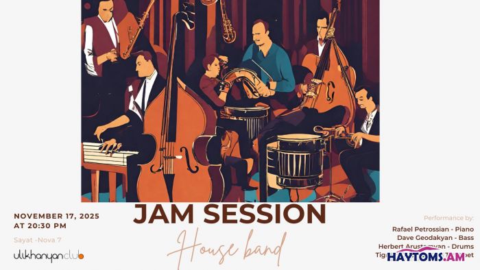 JAM SESSION | HOUSE BAND | EVERY MONDAY