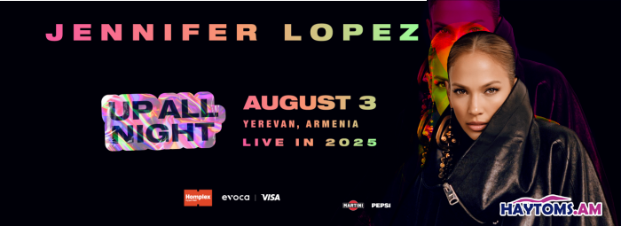 Jennifer Lopez Up All Night. Live in 2025, Yerevan, Armenia