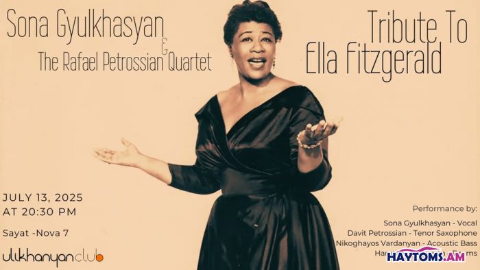 Tribute To Ella Fitzgerald. Sona Gyulkhasyan & The Rafael Petrossian Quartet