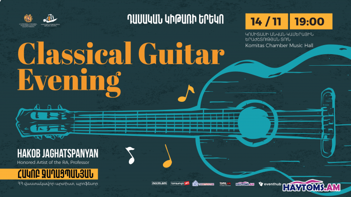 Դասական կիթառի երեկո. Հակոբ Ջաղացպանյան